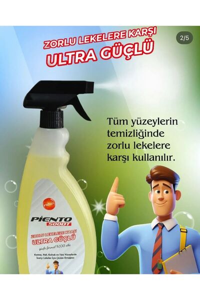PİENTO Leke çıkarıcı Temizlik Spreyi 750 ml 1 Adet
