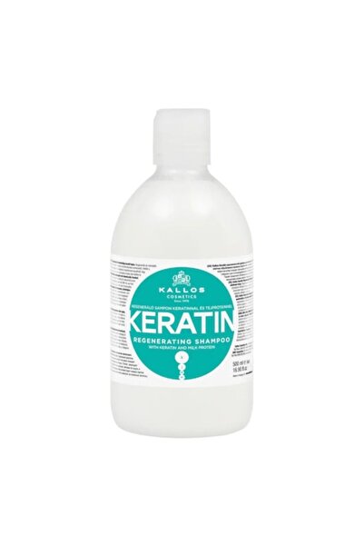 Kallos Șampon cu keratină, 500 ml, unisex, toate tipurile de păr