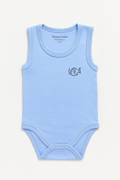 kidszone 100% Cotton Monthly and Age-Based Cotton Snap-On Bodysuit for Baby G...