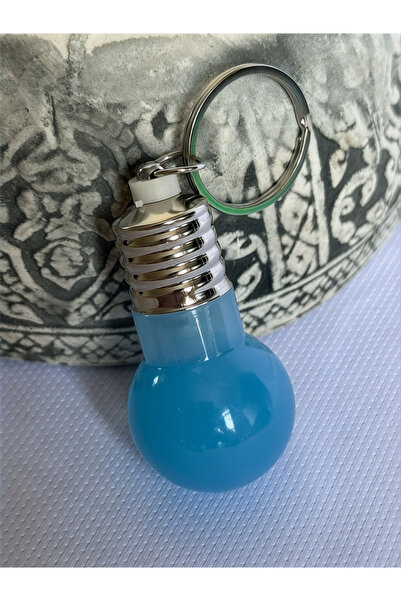 anahtarlık evreni Light Bulb Design Decorative Keychain – Metal Body, Glossy ...