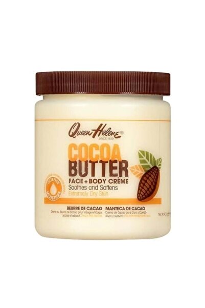 Queen Helene لوشن زبدة الكاكاو للوجه والجسم للبشرة الجافة، 425 غرام