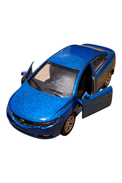 Vision XXI Kia Forte Car, Metallic, Diecast, 1:32, Spring Mechanism, 12 cm, Metallic Blue