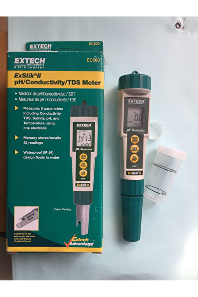 Extech EC500 Waterproof ExStik II pH/Conductivity Meter