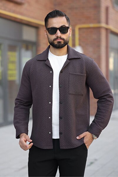 Artı1 Мъжка удобна зимна яке с капитонирана подплата и свободна кройка - палто