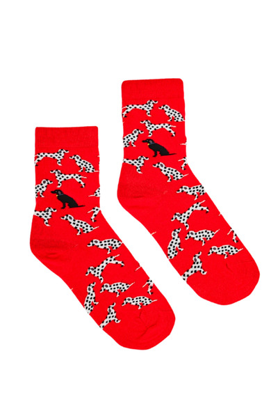 Shuttle Park Special Series Happy Colorful Patterned Dog Socks Fun Comfortable Stylish Design Style Stitch-Free Sock Socks