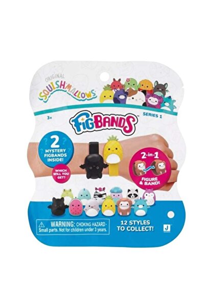 Squishmallows Bratara cu figurina ascunsa Squishmallows, diverse modele, Mult...
