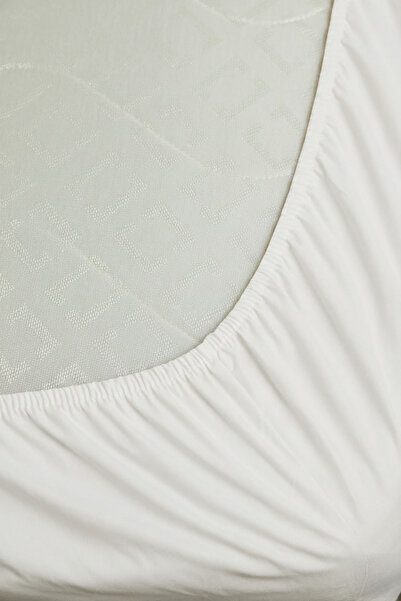 FAVORA 100% Cotton Ranforce Premium Double Elastic Sheet Set - Cream