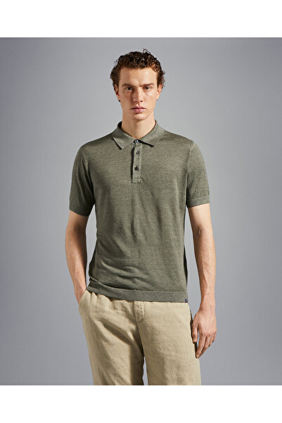 PAUL&SHARK قميص بولو من الكتان