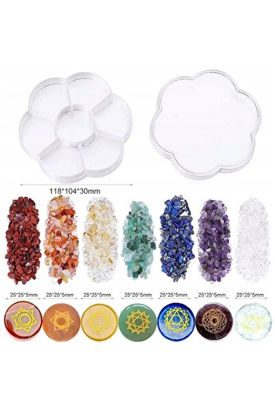 OEM meditation stones set - 7 chakras with aroma sprayer