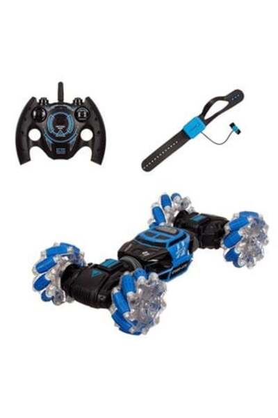 Silver Star Turbo Acrobat Remote Control Car with Glove Controller, Lights & Sound, 1:16