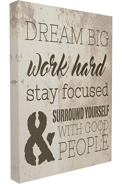 ALAYRA International لوحة فنية جدارية قماشية مشدودة مقاس XXL بعنوان "احلم كثي...