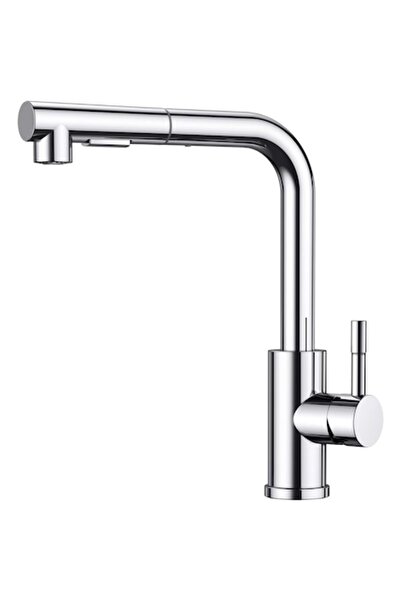 FORIOUS FRKF25CH Kitchen Sink Faucet, Fixed Spout, Chrome, 27 cm