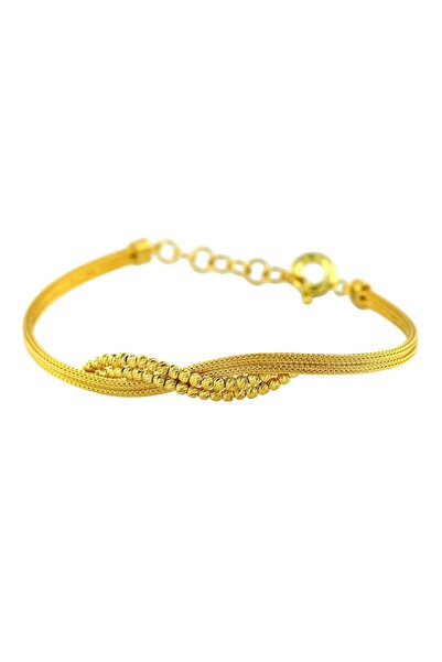 Altınkaynak 14 Ayar Altın Tasarım Bileklik - F005650
