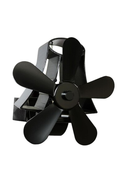 OEM Fireplace fan, 5 blades, red, 27x10.5x10.7 cm