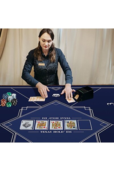 OEM Poker mat set 120x120cm, non-slip, spandex, elegant design