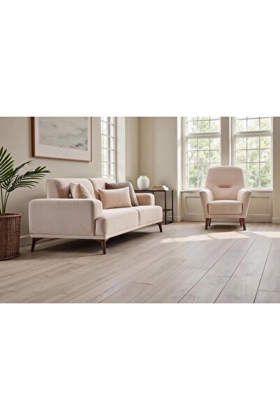 Vivense STİLL KOLTUK TAKIMI, KREM