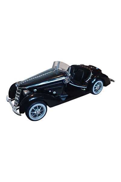 Vision XXI Masina Clasica Anii 1930, Auburn Boattail Speedster, Metalica, 1:32, Mecanism Arc, 13 cm, Neagra