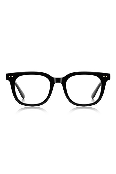SKYDDAR INNOVATION Blue Light Protection Glasses Unisex/Men, Metal Frames, 2229, Modern Design, set sticker, Black
