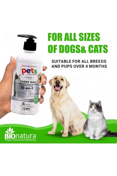 Bionatura Organic Pets Everyday Shampoo and Conditioner (Chamolile)