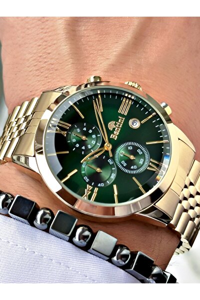 Bentini Men's Wrist Watch – Functional, Steel Band, Waterproof, 2-Year Warranty