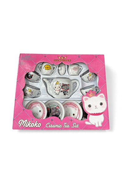 G-TUĞ OUTLET MİKOKO OYUNCAK POSELEN ÇAY SETİ 11 PARÇA