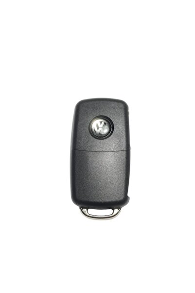 VW 2-button key case for Volkswagen Transporter T5 with logo and top LED