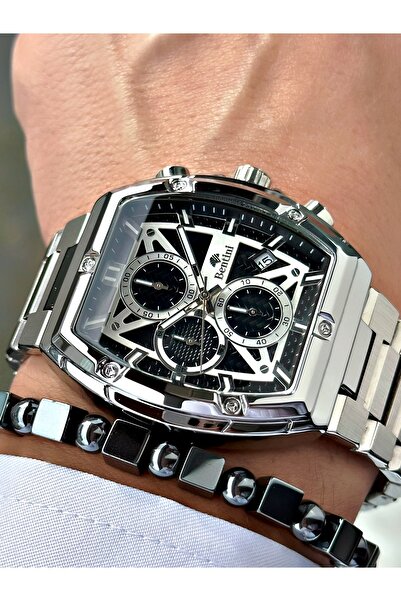 Bentini Functional Men's Watch with Rectangular Design