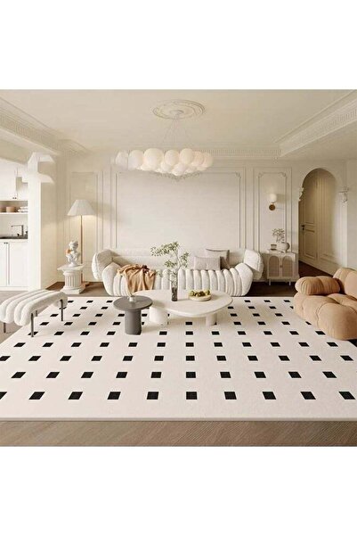 KEKE Modern Area Imitation Cashmere Rug Fluffy Carpet 160x230 CM