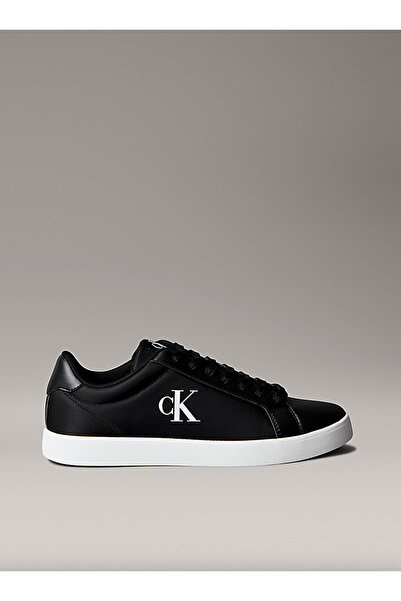 Calvin Klein Leather Embossed Logo Sneakers