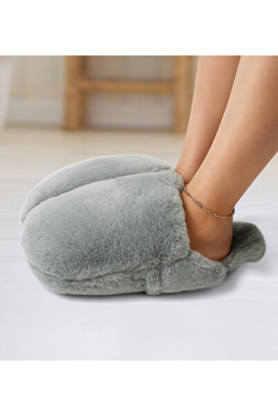 Pabtex Winter Foot Warmer Plush Slippers – Comfortable Heat Preservation at Home