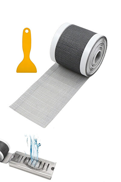 Pernem Kit de reparare a sita de scurgere a băii și a plasă de protecție împotriva insectelor, set de plasture pentru plasă de protecție împotriva insectelor, care poate fi tăiat