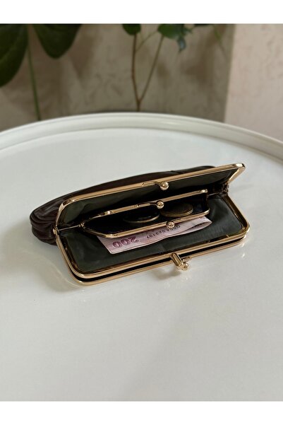 Bagnest Clip-On Soft Genuine Leather Women's Wallet