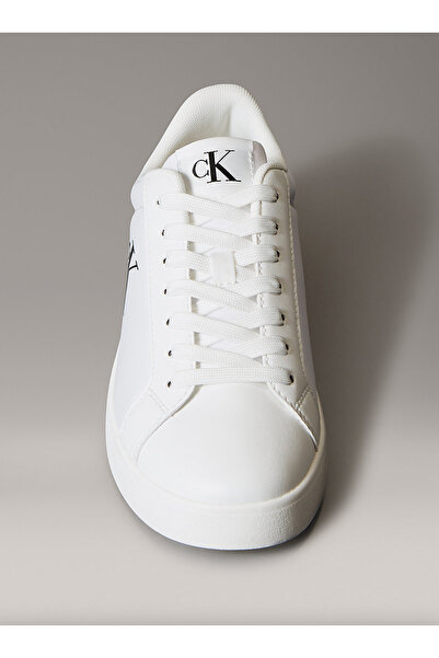 Calvin Klein Leather Embossed Logo Sneakers
