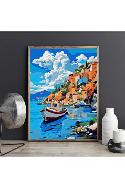 Pictorul Fericit Corsica - Pictură pe numere