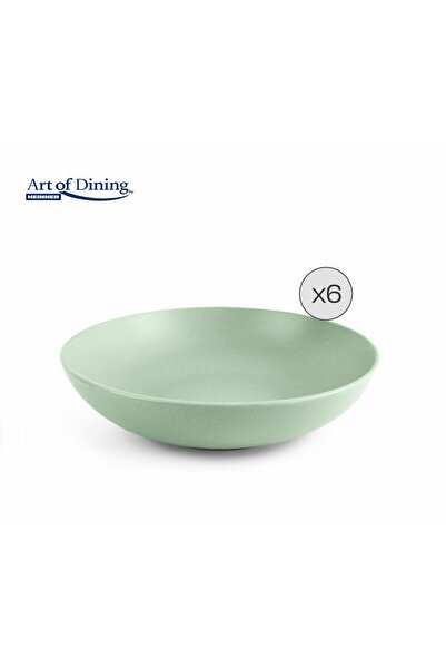 Heinner Set of 6 ceramic deep plates 20 cm, yvonne, art of dining by