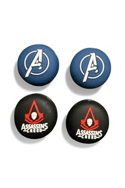 Doreka Ps5 Ps4 Ps3 Xbox One S x Ns 4 Adet Analog Koruyucu Gamepad Silikon Baş...