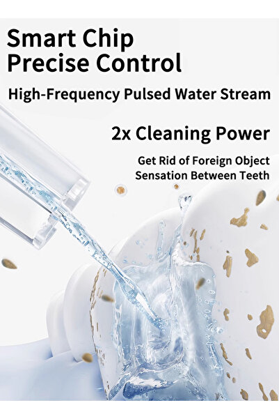 OEM Water Flosser: Compatible with Mouthwash, 5 Pressure Modes, 320ML Tank, 4 Jet Tips