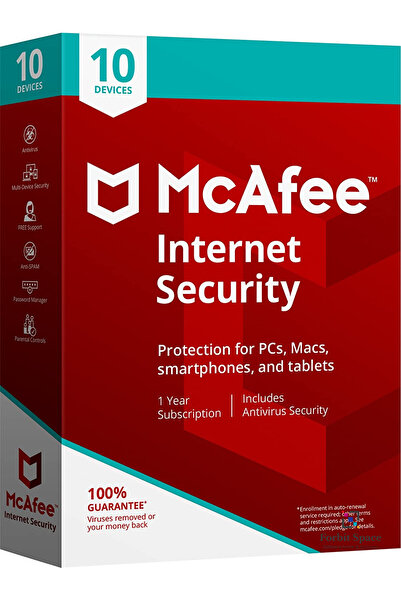 McAFEE Internet Security 10 – Devices 1 Year