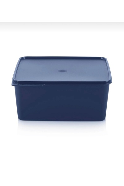 Tupperware Square Storage Container 5 Lt / Navy Blue