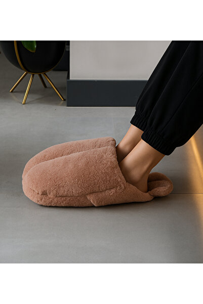 Pabtex Winter Foot Warmer Plush Slippers – Comfortable Heat Preservation at Home