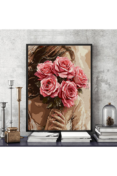 Pictorul Fericit Taina Trandafirilor - Pictură pe numere