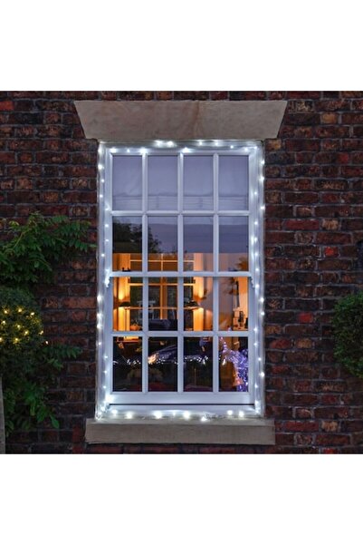 Danex Lumini de Crăciun cu baterii, tip liniar, 2 moduri de iluminare, cablu ...