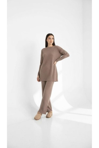 TrendModessa Ribbed Knit Two-Piece Set