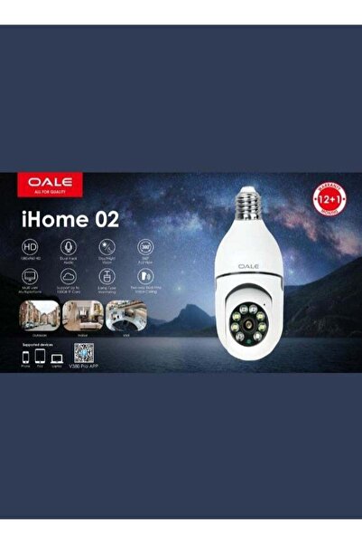 OALE Ihome 02 smart camera Light Bulb Security Camera,HD Home Wifi Security Smart Motion Detection