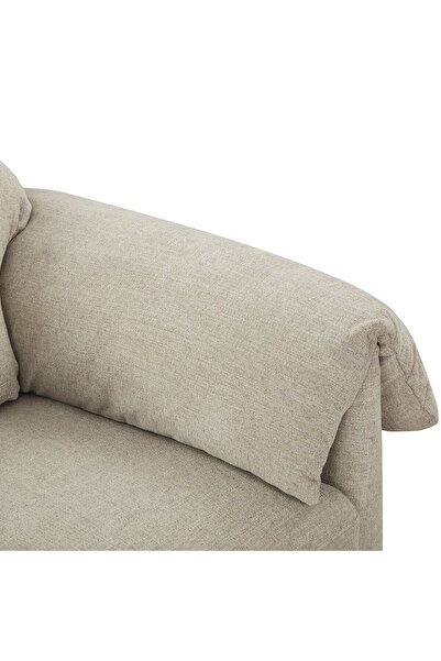Danube Home Khiara 1 Seater Fabric Sofa - Grey, Engineered Wood, 133x97x80cm, 2 Years Warranty, Stylish Comfort