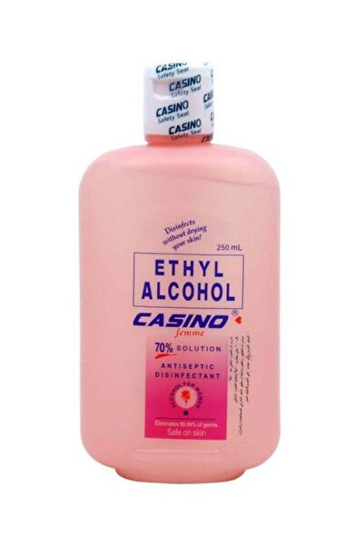 Casino محلول مطهر إيثانول بينك فيم 70% 250 مل