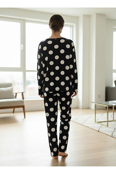 Merlot Point Patterned Viscose Bottom and Top Set