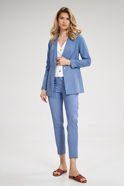 Figl Sacou albastru de damă cu doi nasturi - M694 mărimea L