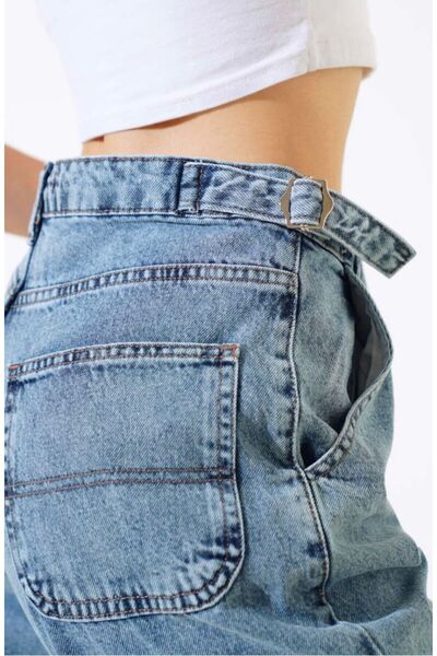 SU SHE NOVA SEZONA//EPAULETTE//VISOK PREDEL//SLOP BAGGY//ŽENSKE FARMERKE