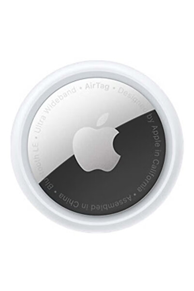 appleıne عبوة AirTag من قطعة واحدة باللون الأبيض